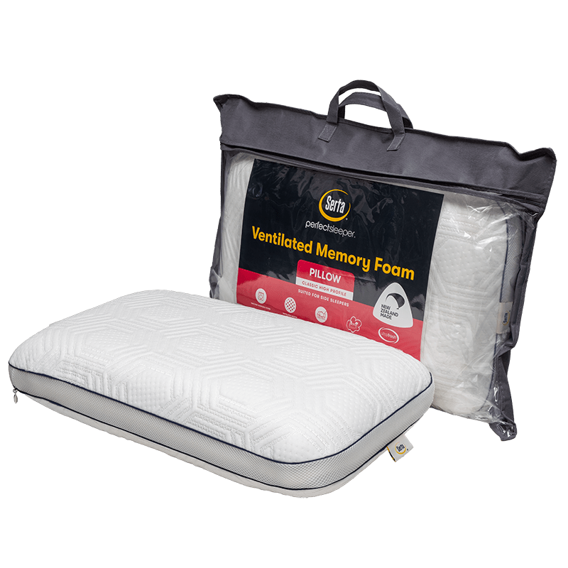 紐西蘭零壓透氣記憶枕 Ventilated Memory Foam Pillow - Serta Store